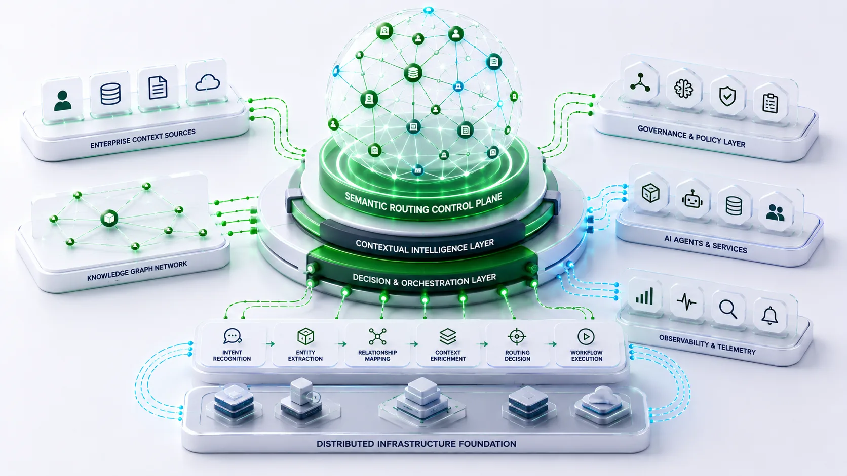 Semantic Routing Systems in Enterprise AI Architecture