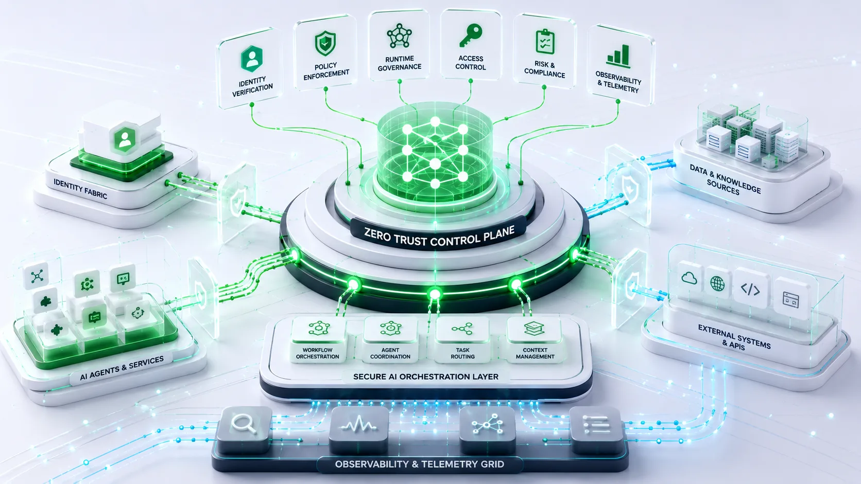 Zero Trust Architecture for Autonomous AI Platforms