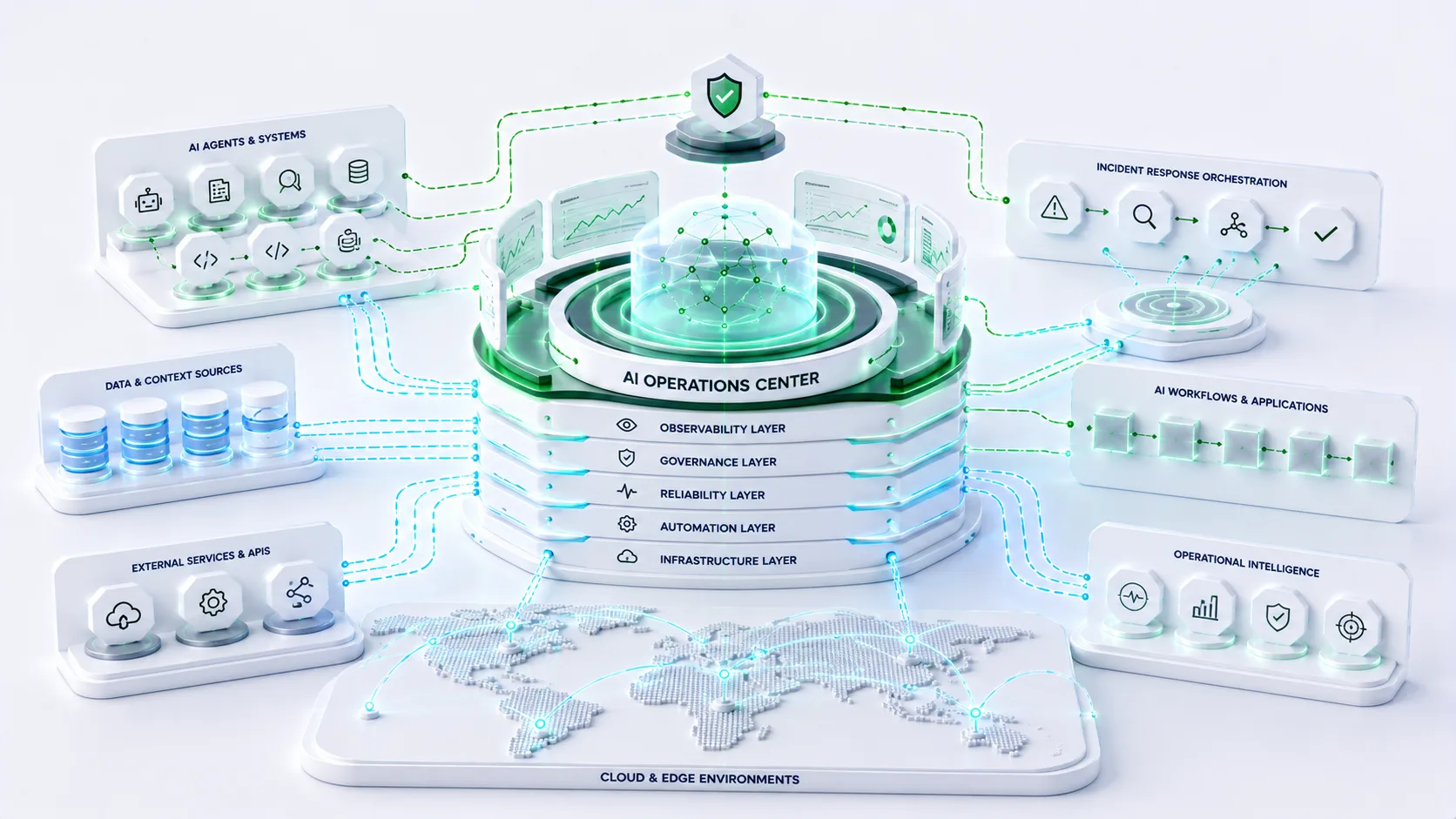 AI Operations Centers (AIOCs): The Next Evolution of Enterprise Command Centers